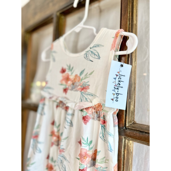 NWT 3-6m Tickety Boo Bamboo Floral Romper - Picture 3 of 6